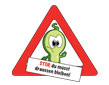 Türschild Stop